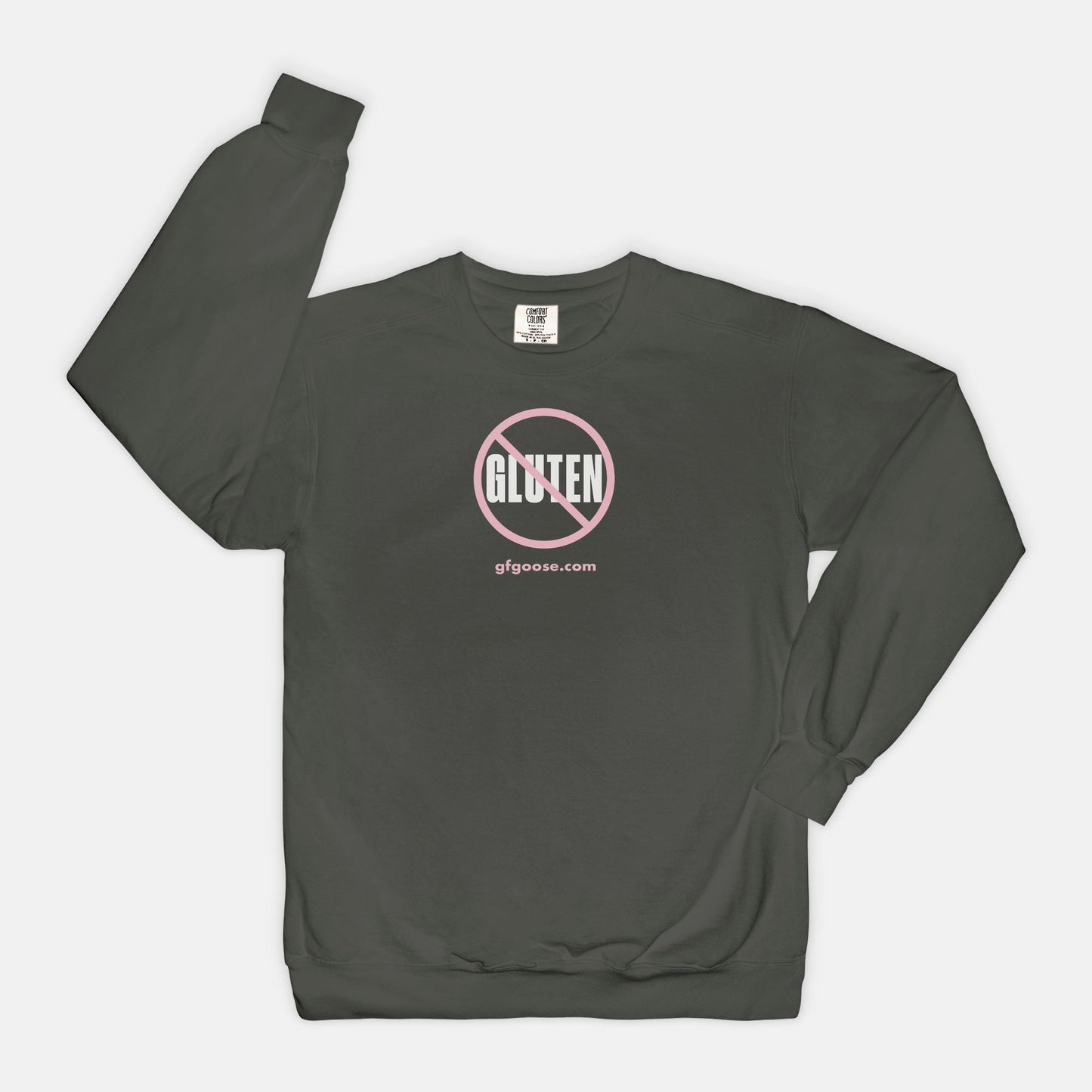 No Gluten Pink Logo sweatshirt