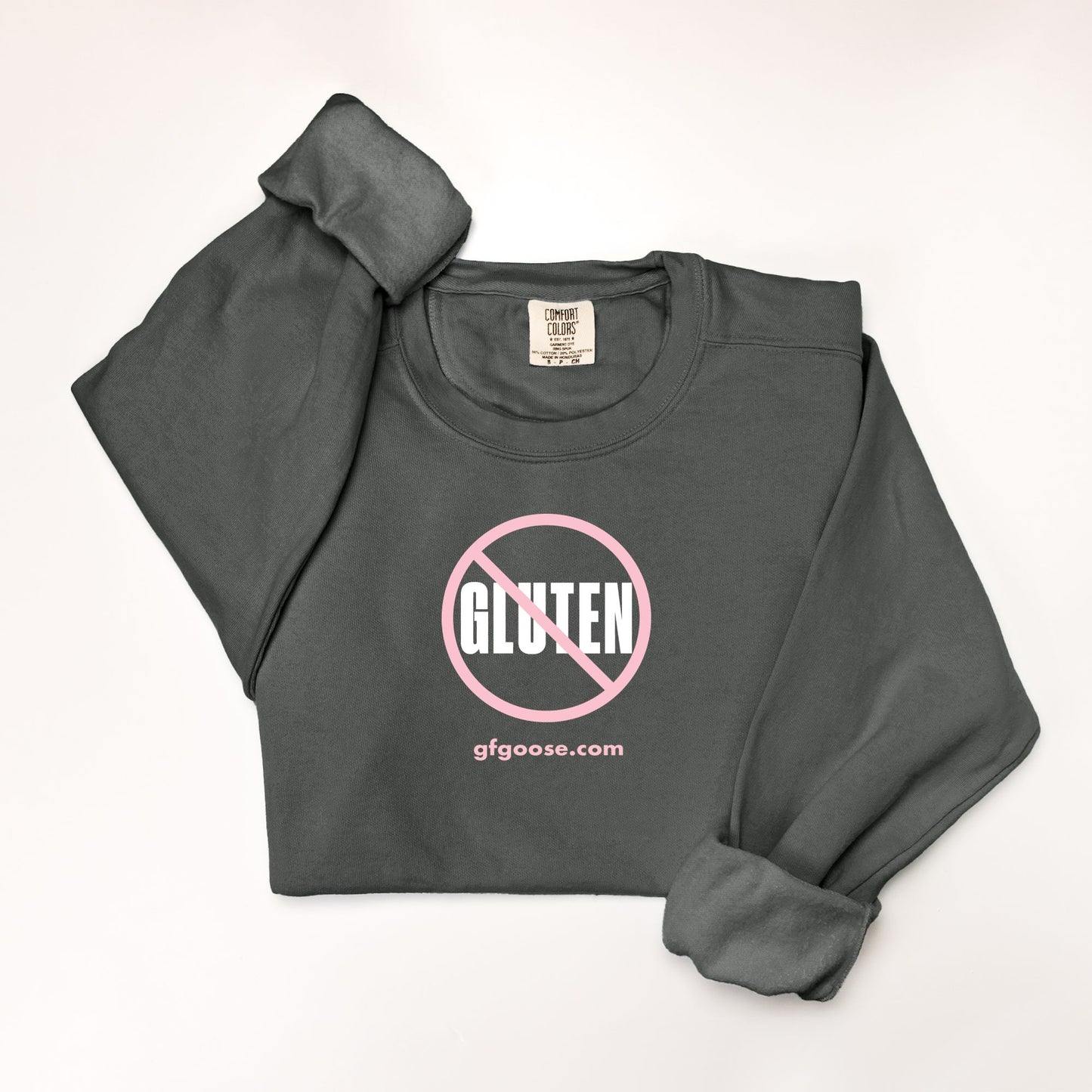 No Gluten Pink Logo sweatshirt